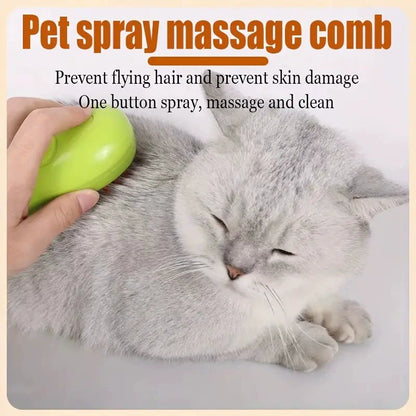🐾 3-in-1 Pet Grooming Brush — Comb, Massage & Clean