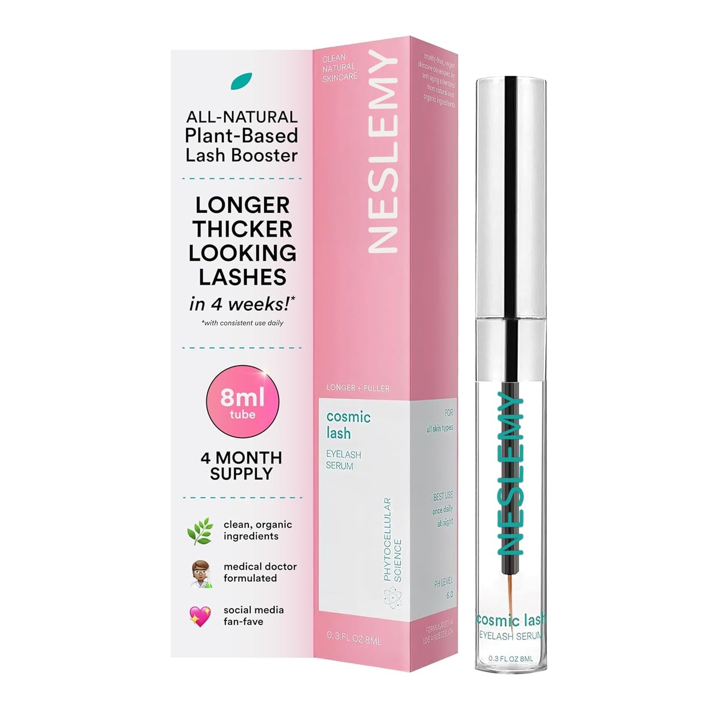 NESLEMY Official Sale — Unlock Fuller, Longer, Stronger Lashes!