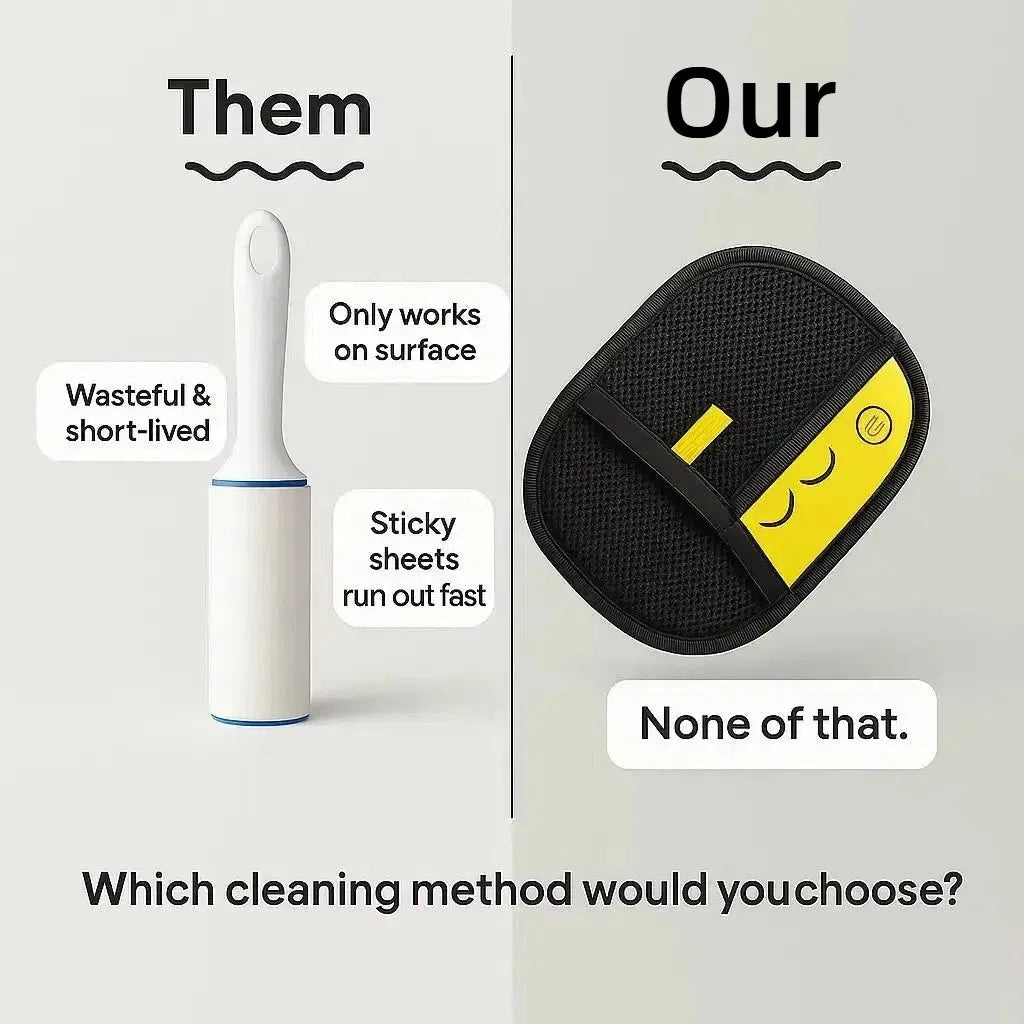 🐾 Upgraded Version Pet Hair Remover Electrostatic Gloves