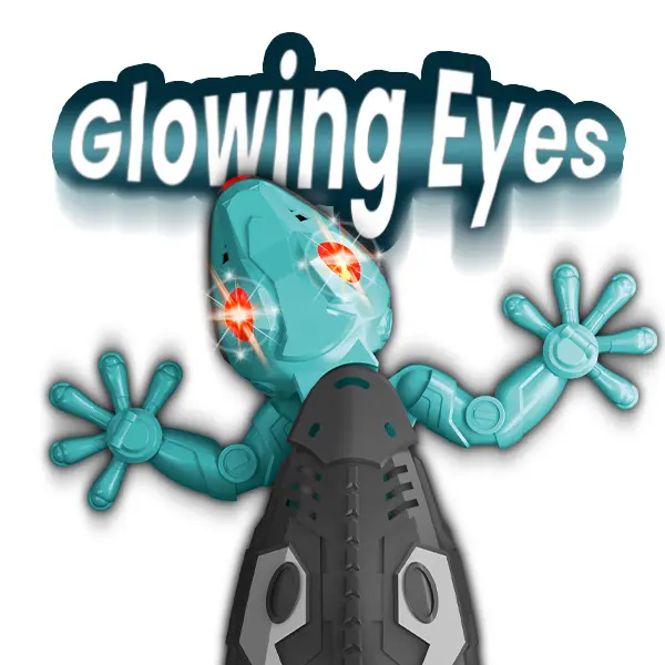 🔥🔥New Christmas gecko remote control toy, featuring LED light-up eyes and a 360° rotating electric lizard.