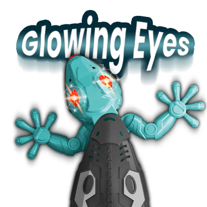 🔥🔥New Christmas gecko remote control toy, featuring LED light-up eyes and a 360° rotating electric lizard.