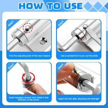 🔥Last Day Promotion 49% OFF -🏡Automatic Door Self-Closing Hinge