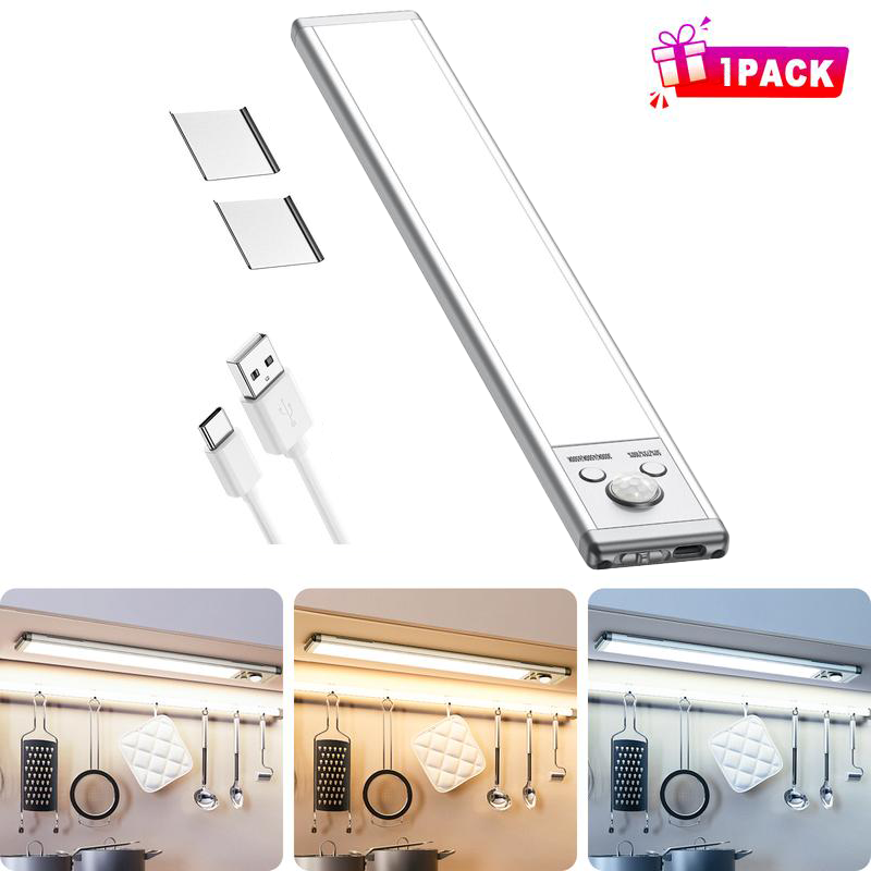 LOVILDS  Under Cabinet Lights,76LED Motion Sensor Night Light Indoor
