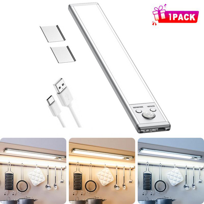 LOVILDS  Under Cabinet Lights,76LED Motion Sensor Night Light Indoor