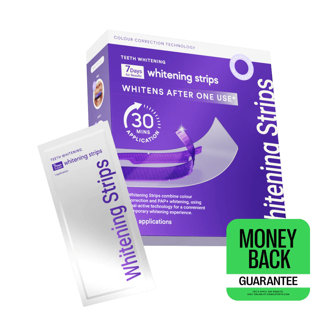 👨‍⚕️Purple Teeth Whitening Strips:Revolutionary Dissolving Diamond Series Technology with Hydroxyapatite 💎