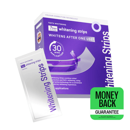 👨‍⚕️Purple Teeth Whitening Strips:Revolutionary Dissolving Diamond Series Technology with Hydroxyapatite 💎