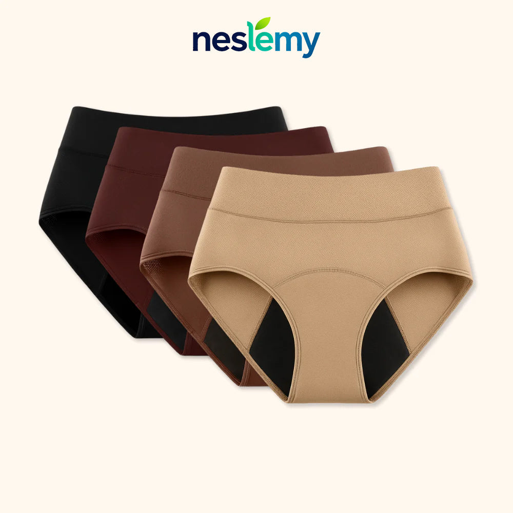 🎁🎁 Black Friday Limited-Time Offer: 30% Off! NESLEMY™ 100% Leak-Proof Panties 4-Pack