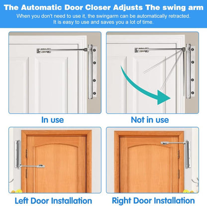 🔥Last Day Promotion 49% OFF -🏡Automatic Door Self-Closing Hinge