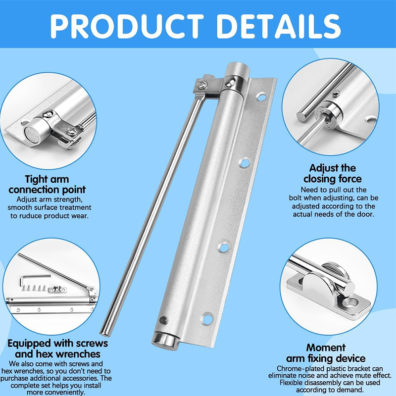 🔥Last Day Promotion 49% OFF -🏡Automatic Door Self-Closing Hinge
