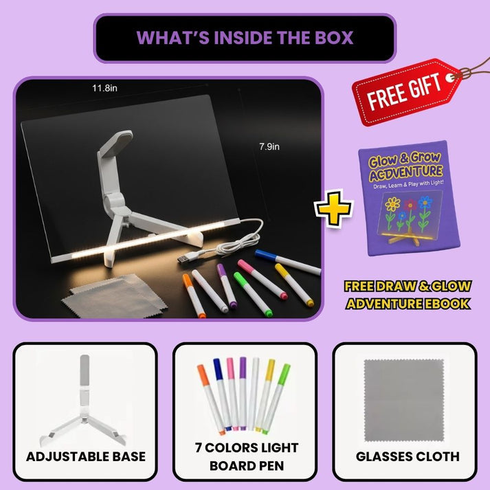 💕2025 New Model Newyuo™ Glow Drawing Board-The best Christmas gift for children