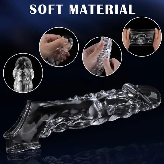 🔥🎁 HOT Deal 💥 Reusable Penis Extension Vibrator – Makes You Longer, Harder & Unstoppable 😍